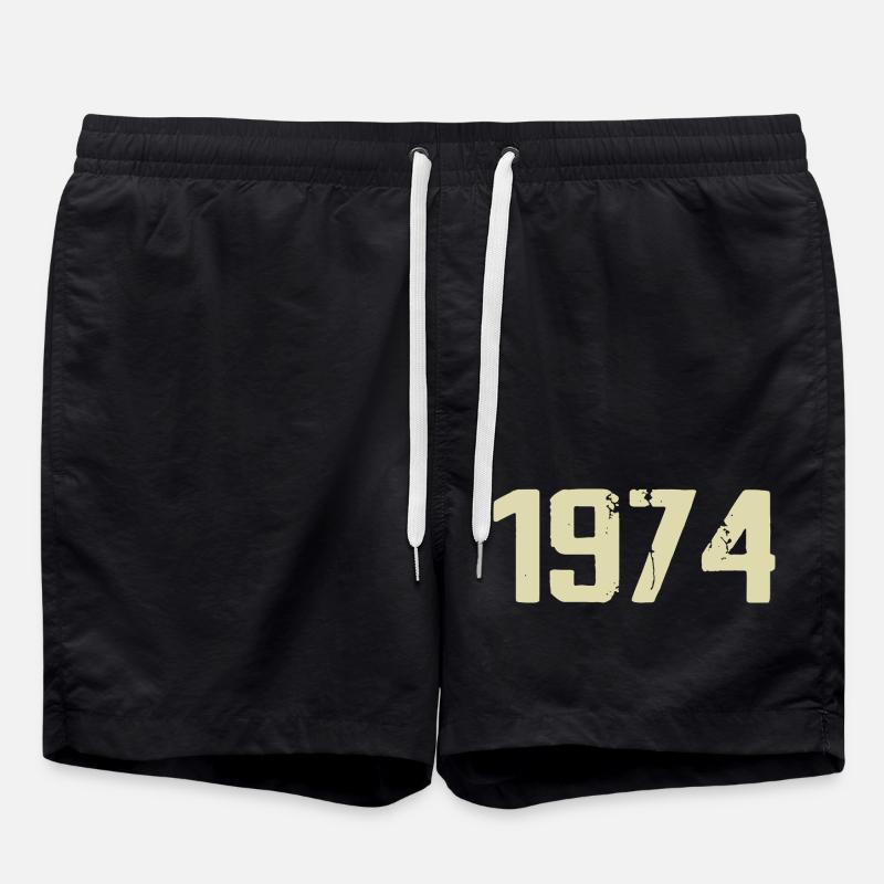 Jubilé 1974 - Short de bain - noir