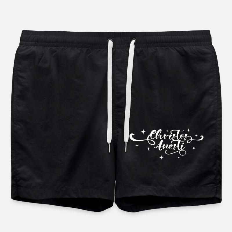 Christos Anesti Pascha orthodoxe - Short de bain - noir