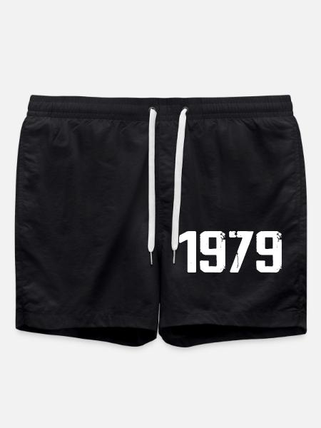 1979 - Awesome since 1979 - Swim Trunks - black