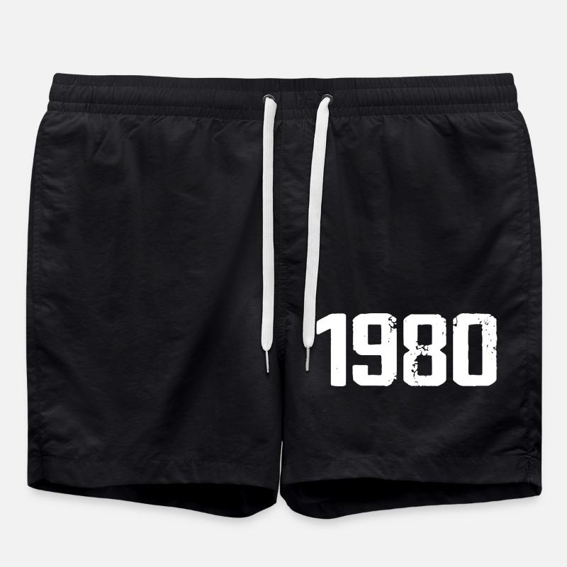 1980 - Awesome since 1980 - Swim Trunks - black