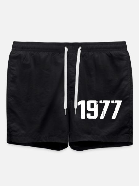1977 - Awesome since 1977 - Swim Trunks - black