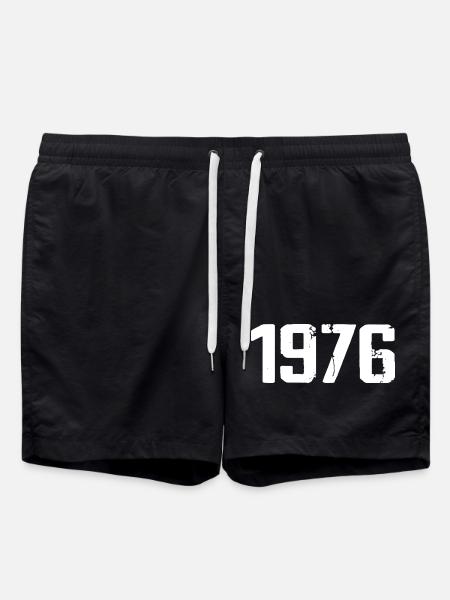 1976 - Awesome since 1976 - Swim Trunks - black