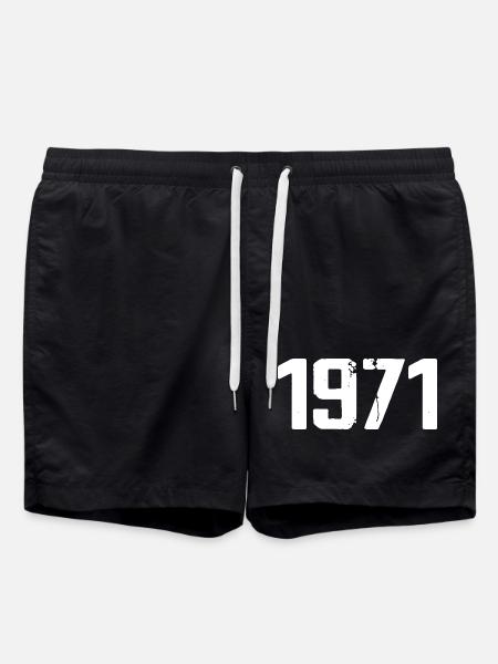 1971 - Awesome since 1971 - Swim Trunks - black