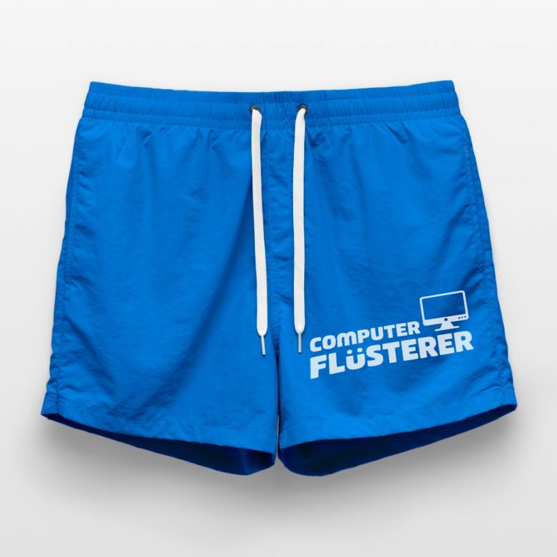 Computer Flüsterer Retro-Tech Badeshorts