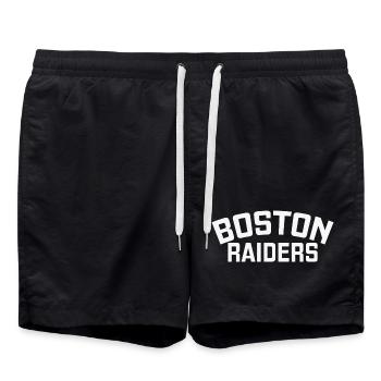 Boston Raiders - Swim Trunks - black - Front - AI Model Male 185 light (185cm)
