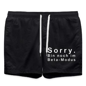 Désolé. Je suis encore en mode bêta - Short de bain - noir - Devant - AI Model Male 185 light (185cm)
