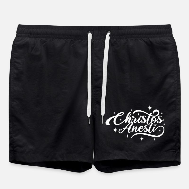 Pâques orthodoxes Christos Anesti - Short de bain - noir