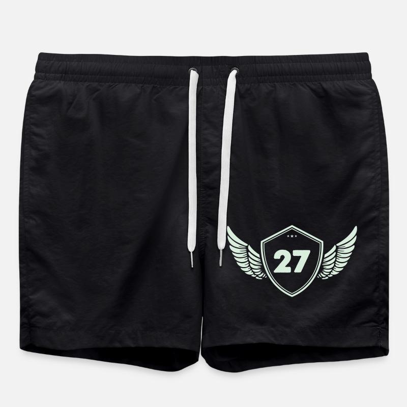 wappen_27 - Short de bain - noir