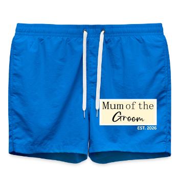 Mum of the Groom 2026 - Swim Trunks - cobalt blue - Front