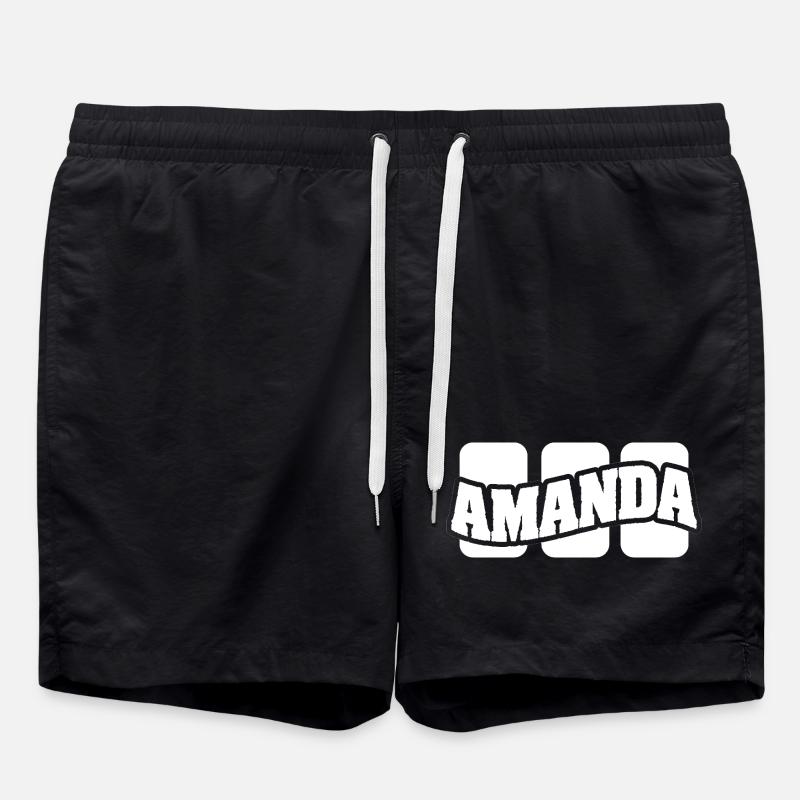Amanda - Swim Trunks - black