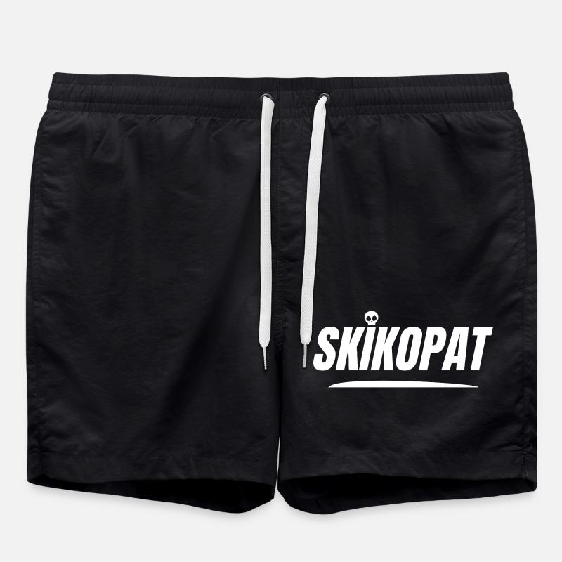 SKIKOPAT! - Badeshorts - Schwarz