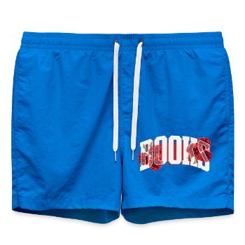Blutrote Blumen Typo - Badeshorts - Cobalt blue - Vorne