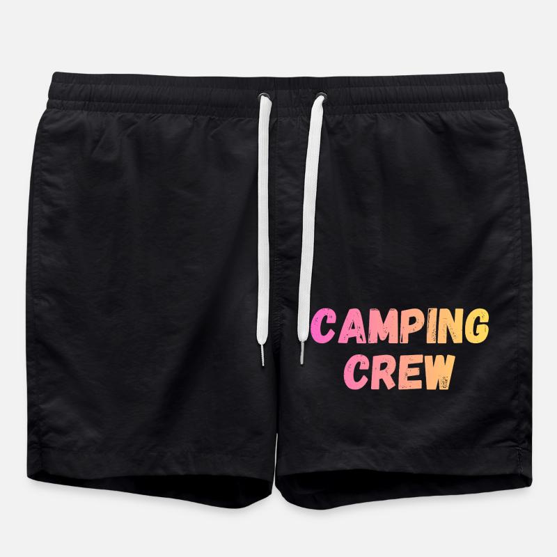 Camping Crew - Badeshorts - Schwarz