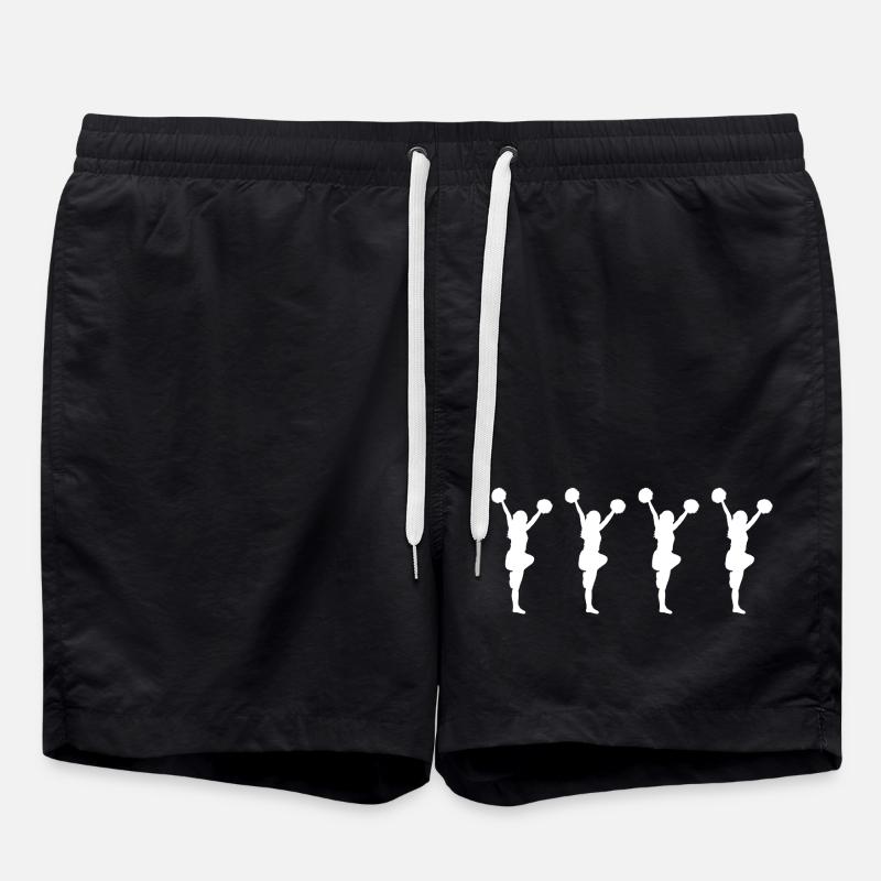 cheerleader - Swim Trunks - black