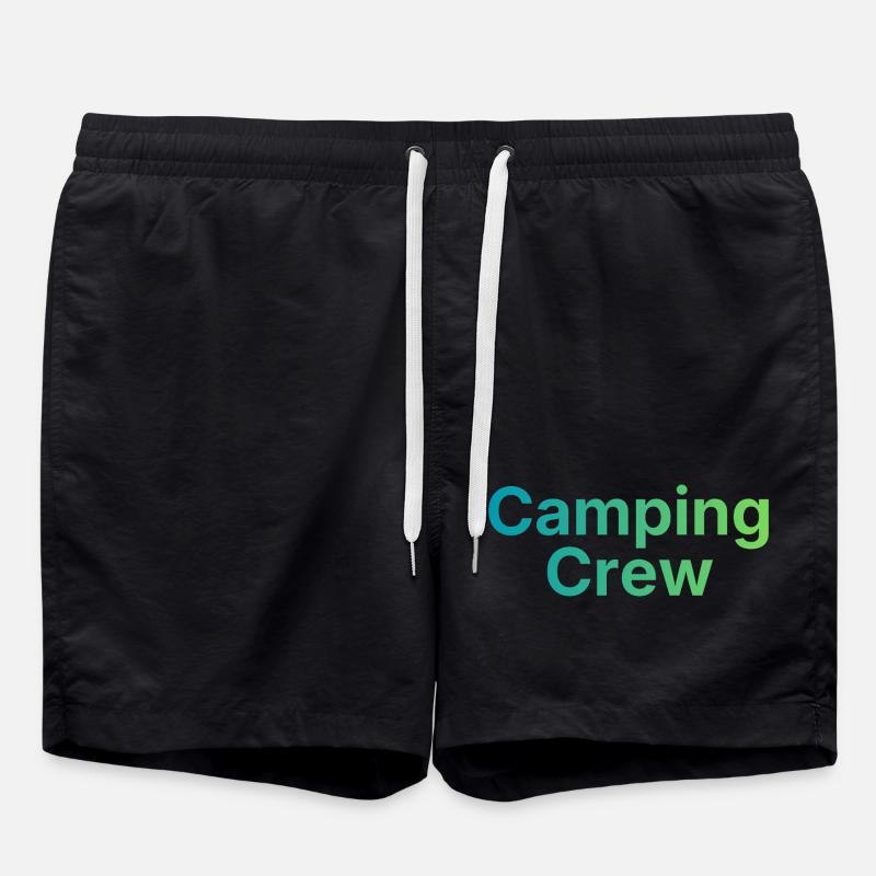 Camping Crew - Badeshorts - Schwarz