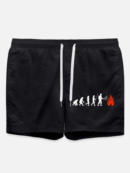 Pompier Évolution de la brigade d’incendie - Short de bain - noir