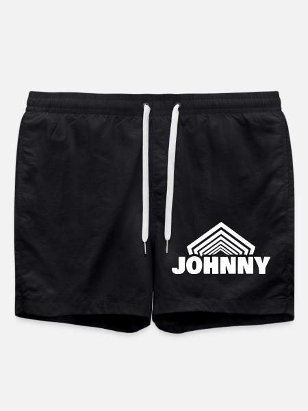 Gift for Johnny - Swim Trunks - black