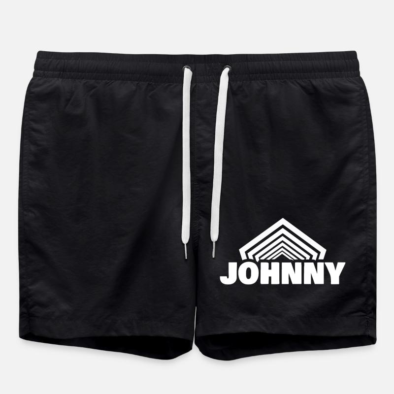 Gift for Johnny - Swim Trunks - black