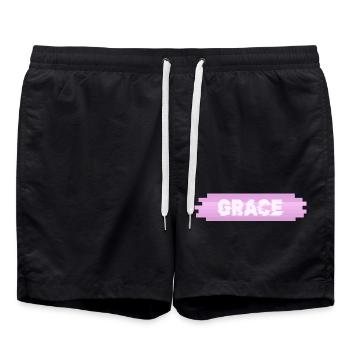 Cadeau pour la grâce - Short de bain - noir - Devant - AI Model Male 185 light (185cm)