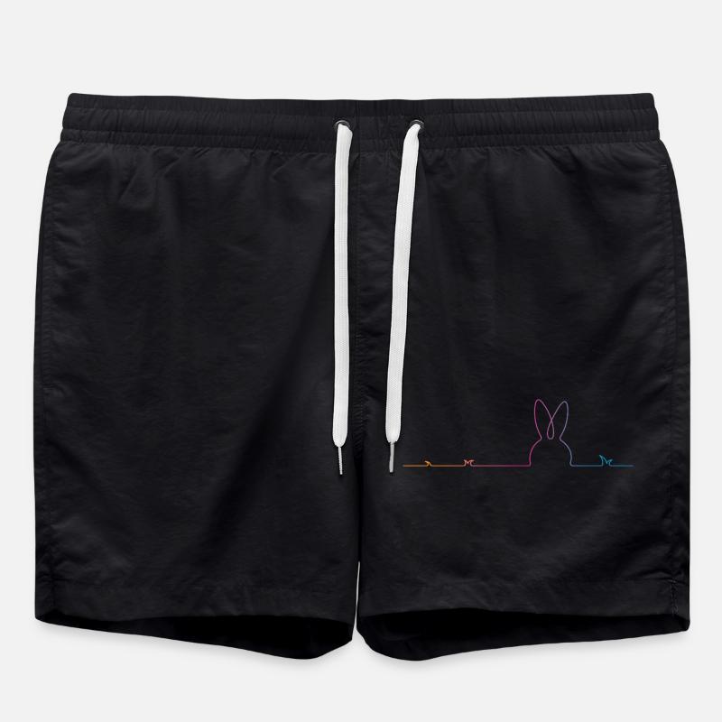 Easter Bunny Easter - Swim Trunks - black