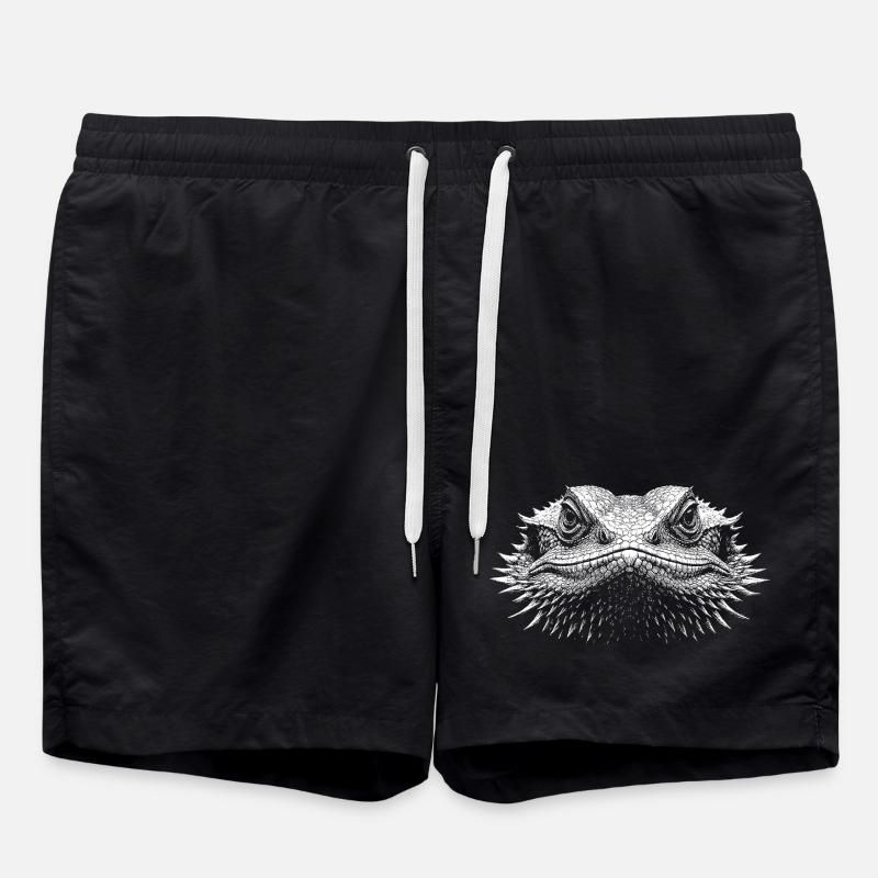 Skægagame - Badeshorts - sort