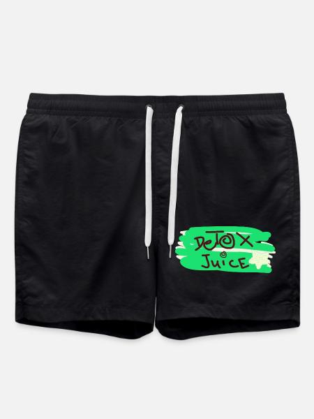 Detox saft text - Badeshorts - Schwarz