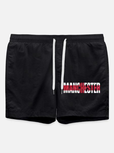 Manchester England - Swim Trunks - black