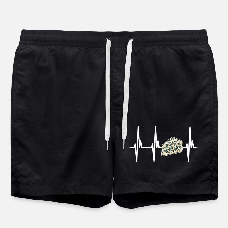 Ich liebe Gorgonzola - Badeshorts - Schwarz