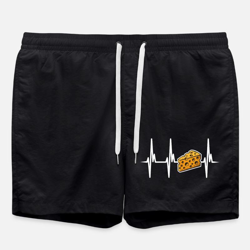 J’adore le fromage - Short de bain - noir
