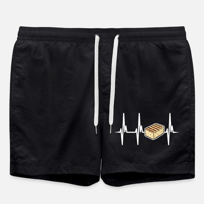 J’adore le fromage halloumi - Short de bain - noir