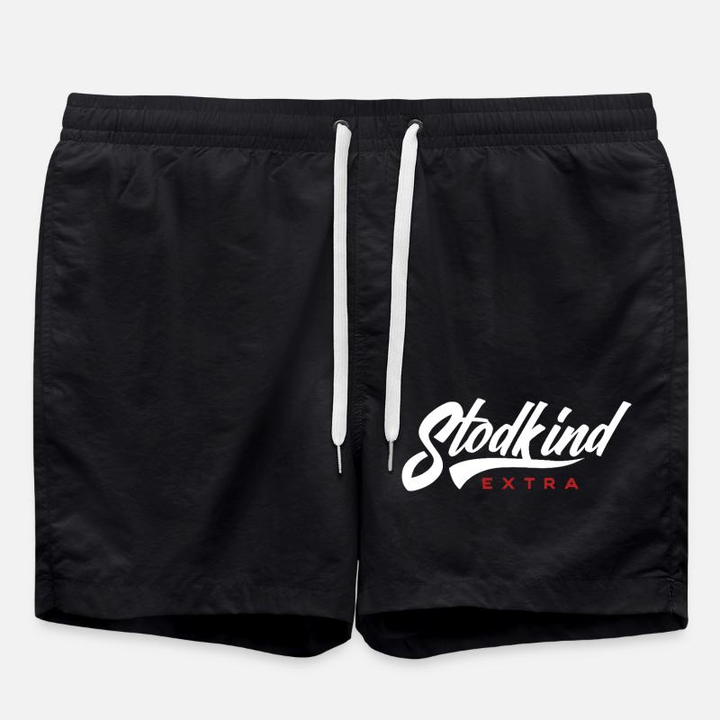 Stodkind Extra WHITE - Badeshorts - Schwarz