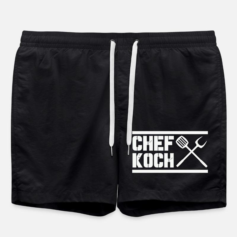 chef_koch - Badshorts - svart