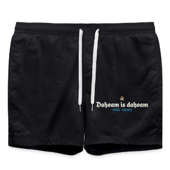 Dahoam est dahoam - Short de bain - noir - Devant - AI Model Male 185 light (185cm)