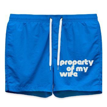 Eigentum meiner Frau - Badeshorts - Cobalt blue - Vorne