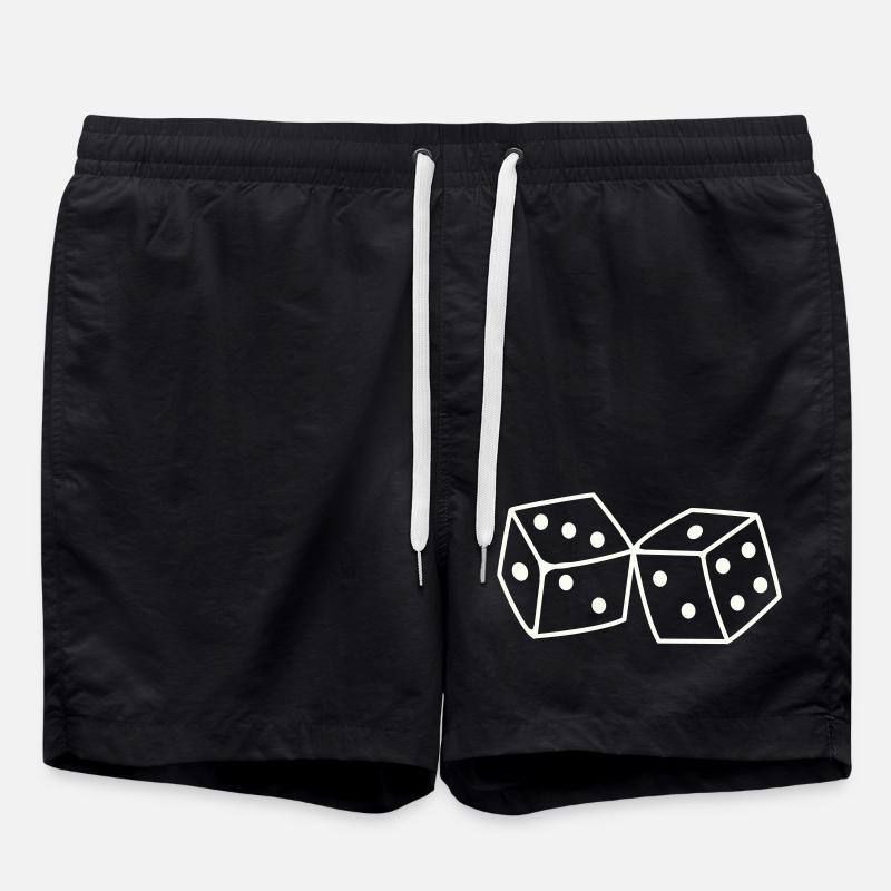 Cubes - Swim Trunks - black