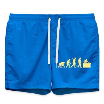 Evolution to a workplace DJ - Swim Trunks - cobalt blue - Front