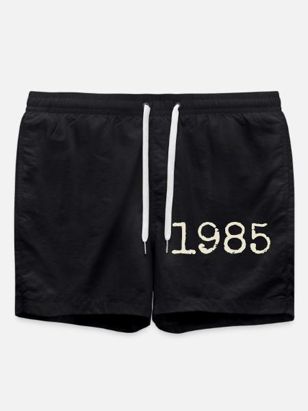 1985 Birthday Gift - Awesome since 1985 - Swim Trunks - black