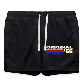 1966 - Swim Trunks - black - Front - AI Model Male 185 light (185cm)