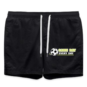 Football_Game jour, tous les jours - Short de bain - noir - Devant - AI Model Male 185 light (185cm)