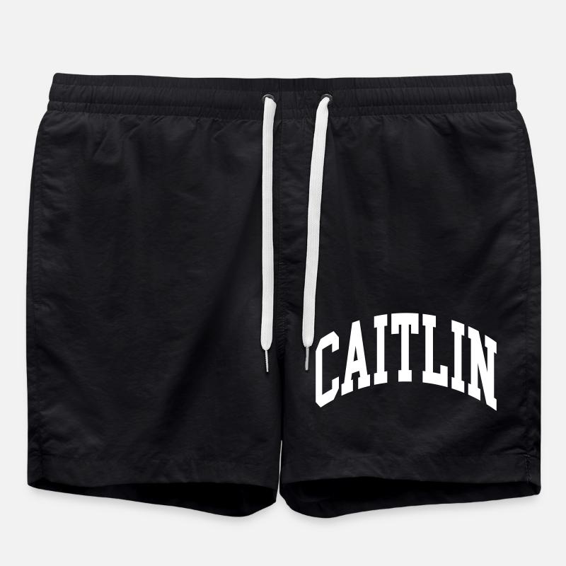 Caitlin - Swim Trunks - black