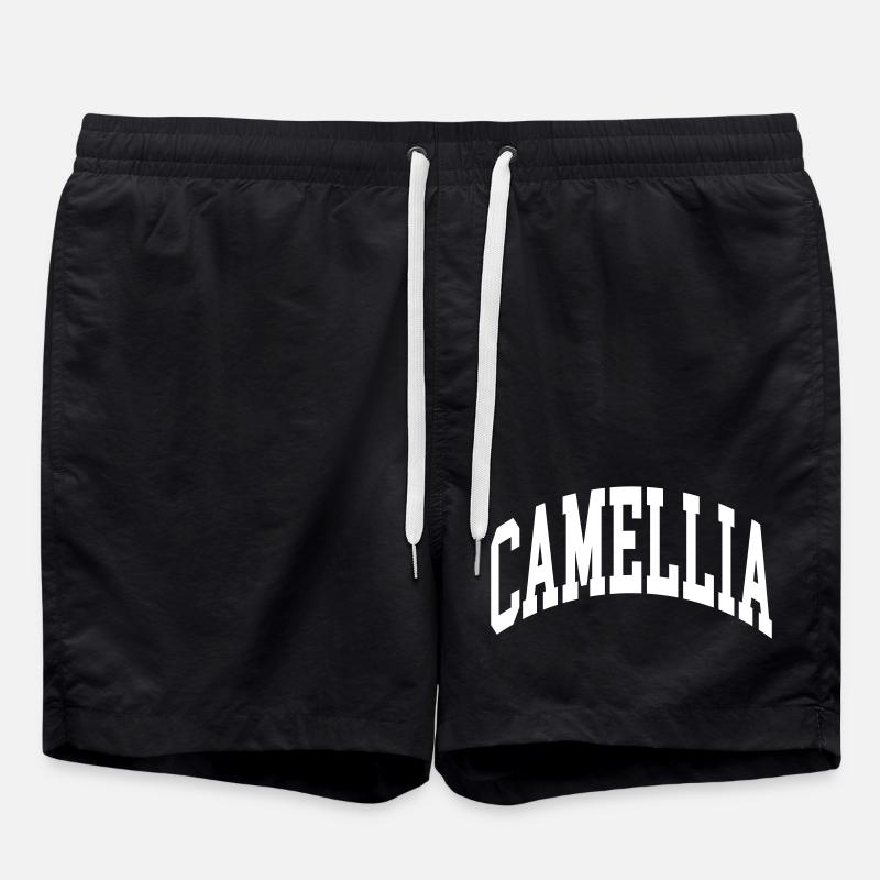 Camellia - Badeshorts - Schwarz