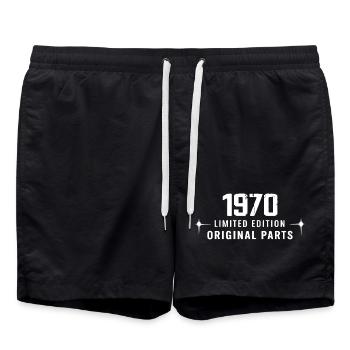 Millésime 1970 - Short de bain - noir - Devant - AI Model Male 185 light (185cm)