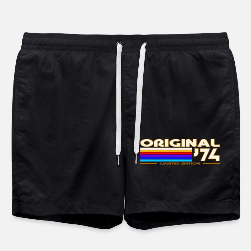 1974 - Swim Trunks - black