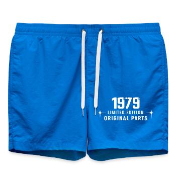 Vintage 1979 - Swim Trunks - cobalt blue - Front