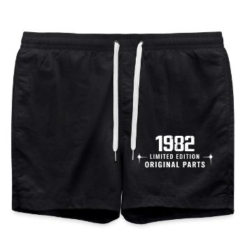 Millésime 1982 - Short de bain - noir - Devant - AI Model Male 185 light (185cm)