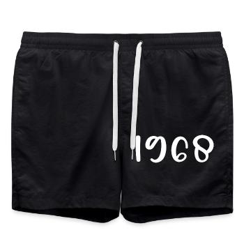 1968 Édition limitée 58e anniversaire 1968 - Short de bain - noir - Devant - AI Model Male 185 light (185cm)
