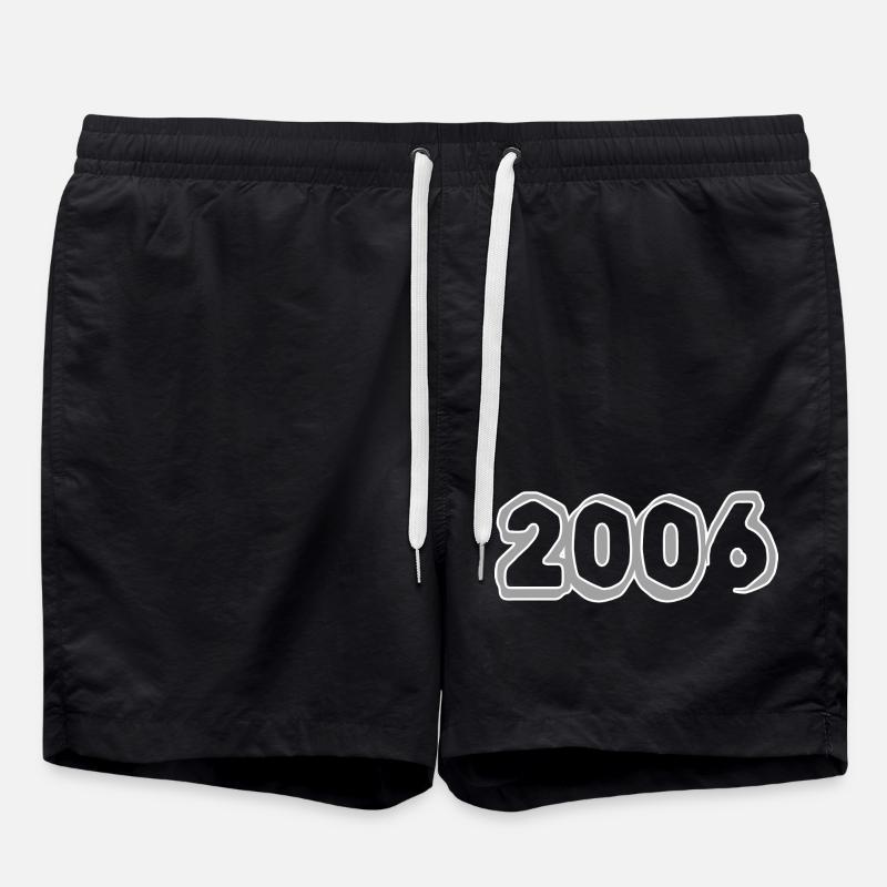 Année 2006 - Short de bain - noir