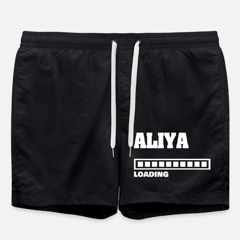 Geburt Aliya - Badeshorts - Schwarz