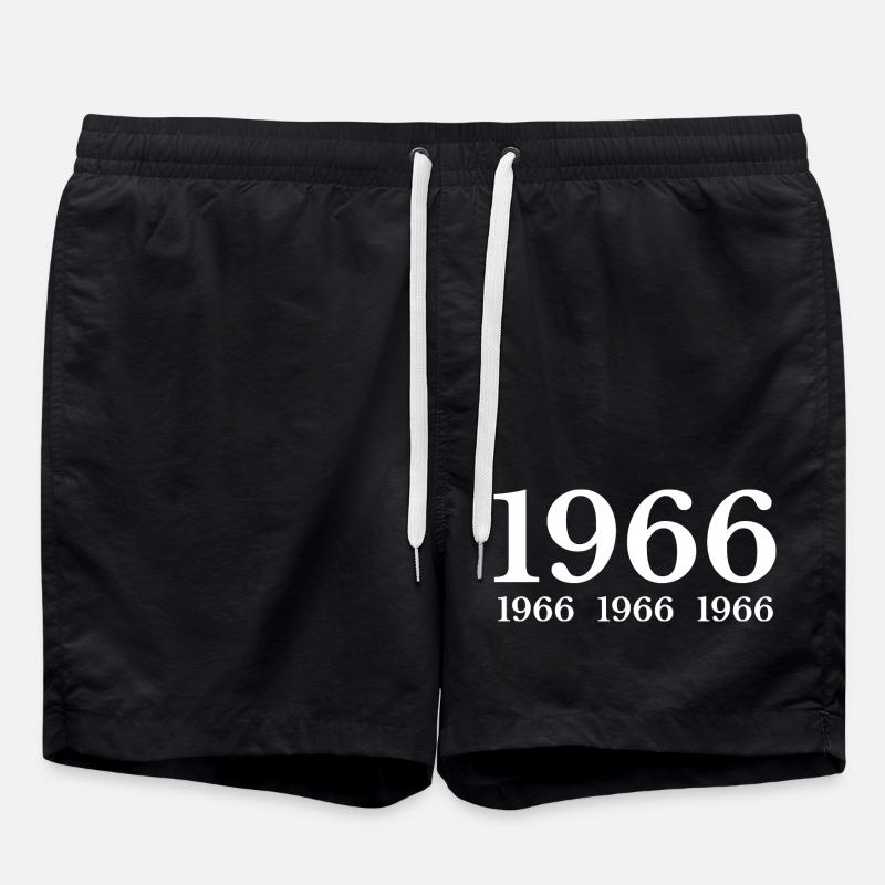 1966 - Badeshorts - Schwarz