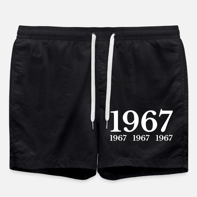 1967 - Badeshorts - Schwarz